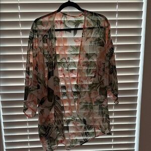 Floral Sheer Kimono